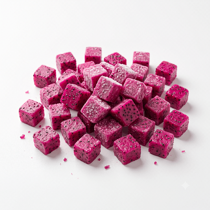 Frozen Dragon Fruit Cubes